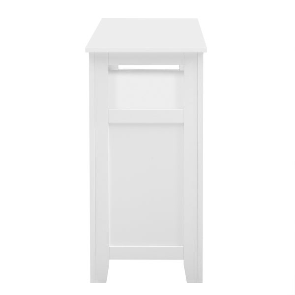 Multifunctional Console Table with Large Storage Capacity Cabinet, Sofa Table for Entryway with 2 Doors and 6 Storage Grids