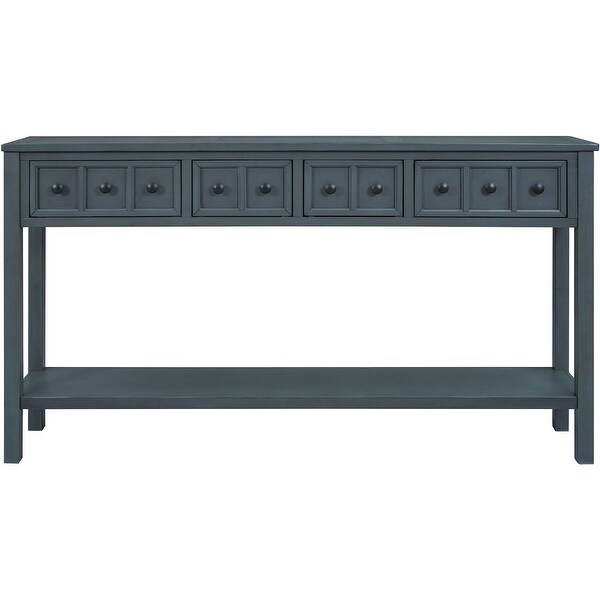 Rustic Entryway Console Table, 60