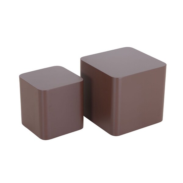 Set of 2 MDF End Table/Side Table for Living Room, Office, Bedroom