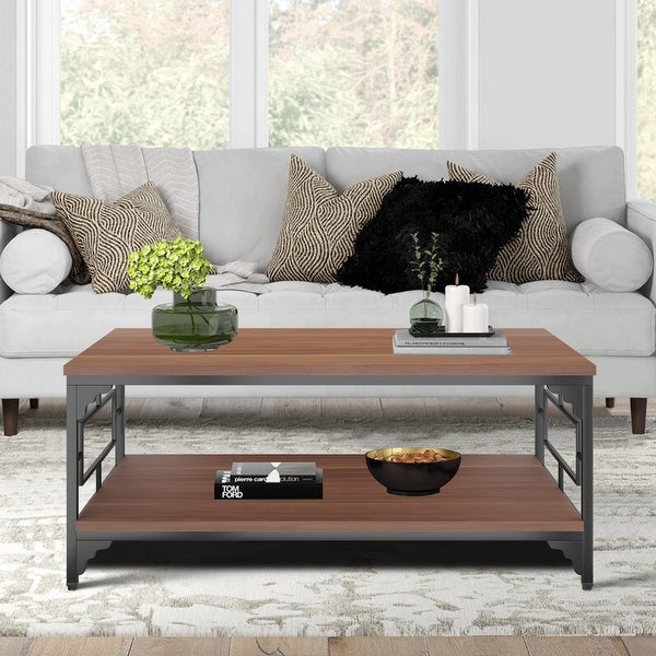 Coffee Tables with storage,end table for living room farmhouse coffee table - 24