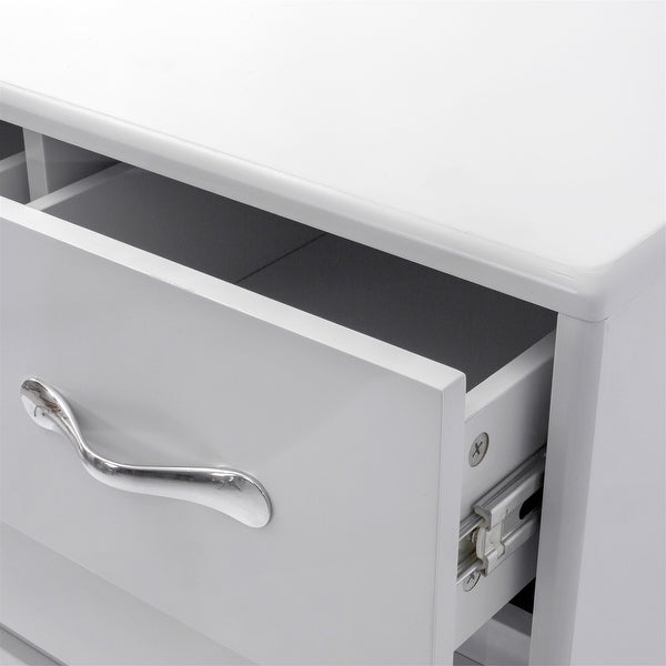 Six drawer Side Table-Grey,3 Times Painting Process,Simple design