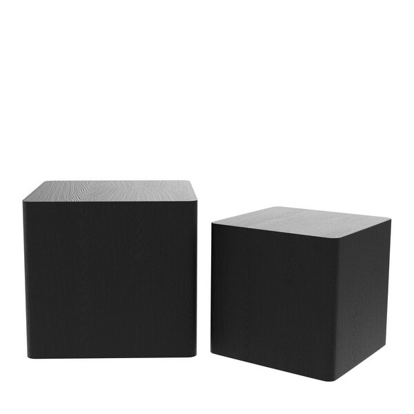 Set of 2 MDF End Table/Side Table for Living Room, Office, Bedroom