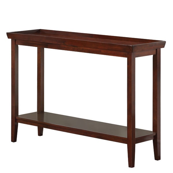 Ledgewood Console Table with Shelf, Espresso