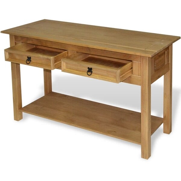 vidaXL Console Table Mexican Pine Corona Range 36.6