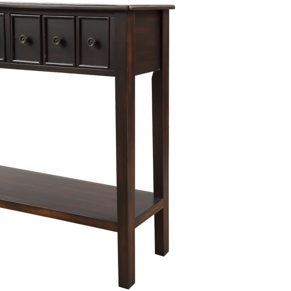 Rustic Entryway Console Table, 60