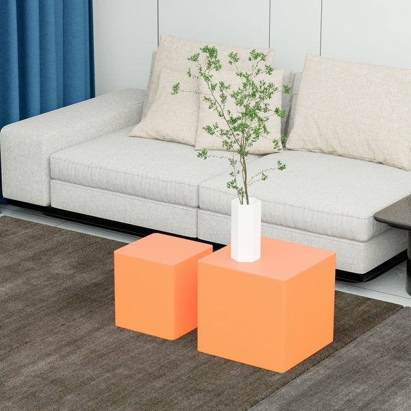 Set of 2 MDF End Table/Side Table for Living Room, Office, Bedroom