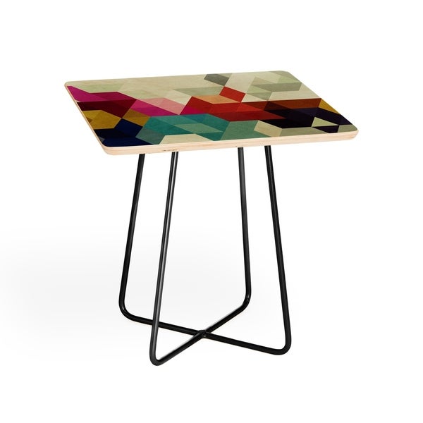 Deny Designs Modele 7 Side Table (Round or square, 2 leg options)