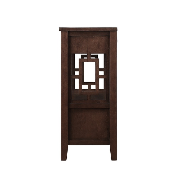 Console Table Entry Sofa Table with 4 Drawers and 1 Storage Shelf