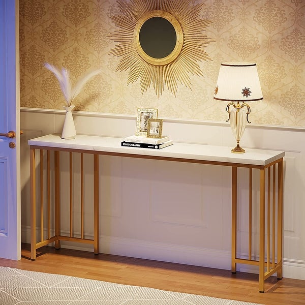 Tribesigns 70.9 inch Extra Long Console Table, Sofa Table Narrow Long Entryway Table