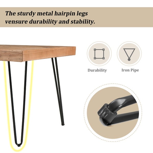 Modern Coffee Table, Easy Assembly Tea Table for Living Room