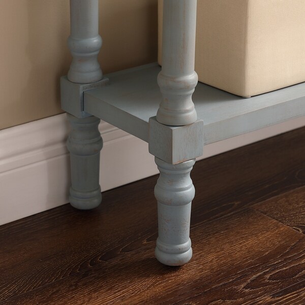 Art Leon Distressed Entryway Console Table