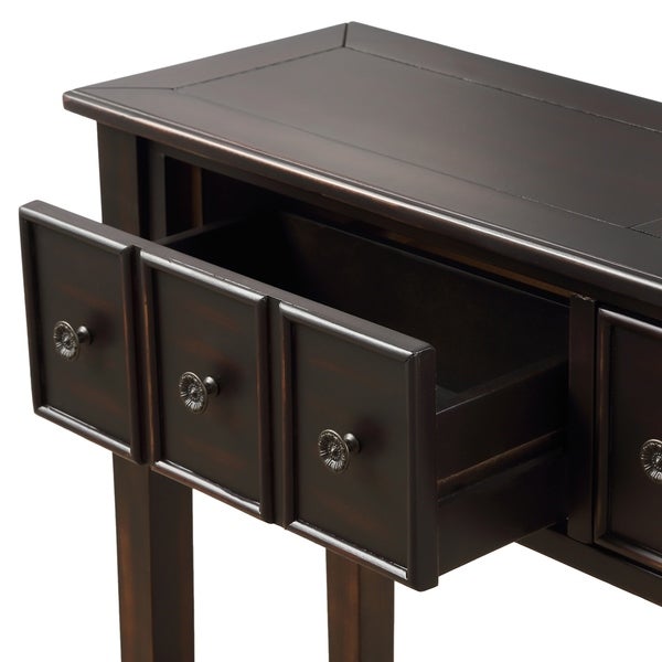 Rustic Entryway Console Table, 60