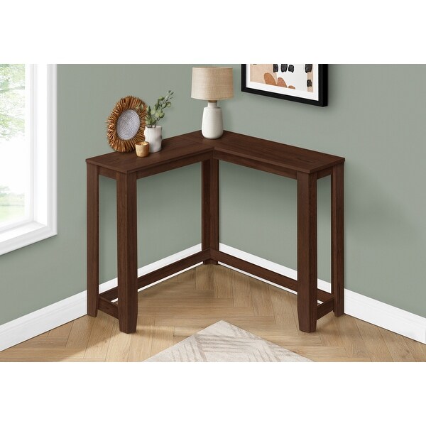 Accent Table, Console, Entryway, Narrow, Corner, Living Room, Bedroom, Laminate, Contemporary, Modern - 35.5
