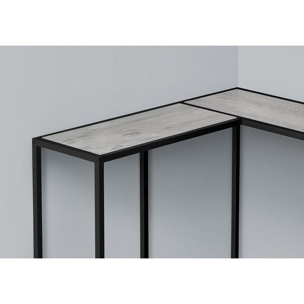 Accent Table, Console, Entryway, Narrow, Corner, Living Room, Bedroom, Metal, Laminate, Contemporary, Modern - 36