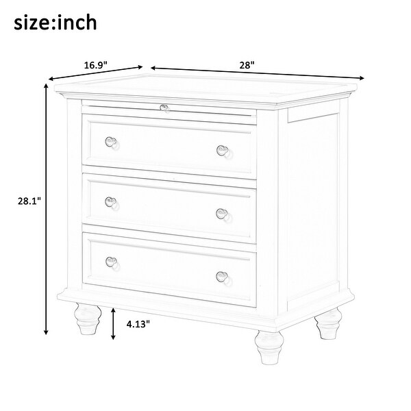 Simple Exquisite Solid Wood Storage Cabinet, End Table, Sofa Table