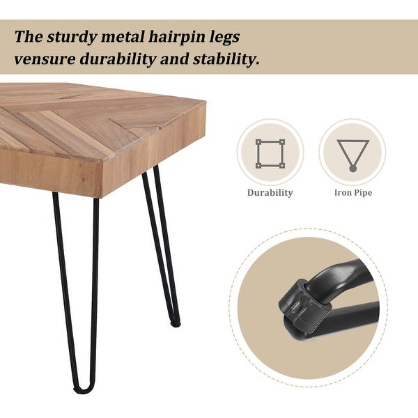 Modern Coffee Table, Easy Assembly Tea Table Cocktail Table for Entryway, Living Room and Kitchen