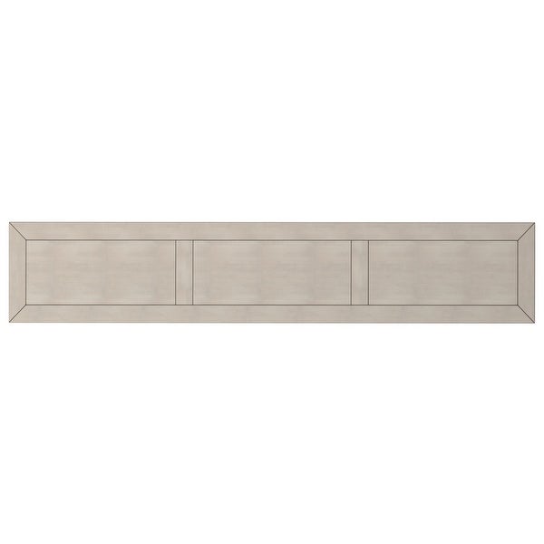 Rustic Elegant Console Table with 2 Different Size Drawers and Bottom Shelf for Storage, 60