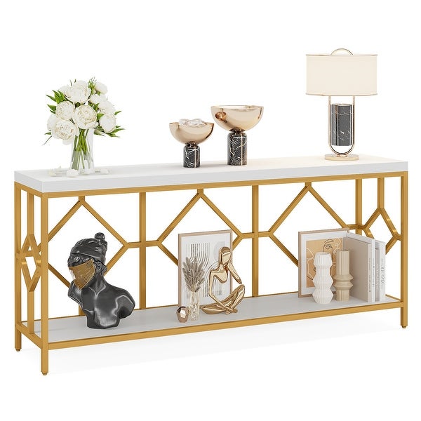 70.9 Inche Extral Long Console Sofa Table for Entryway, Accent Table Living Room