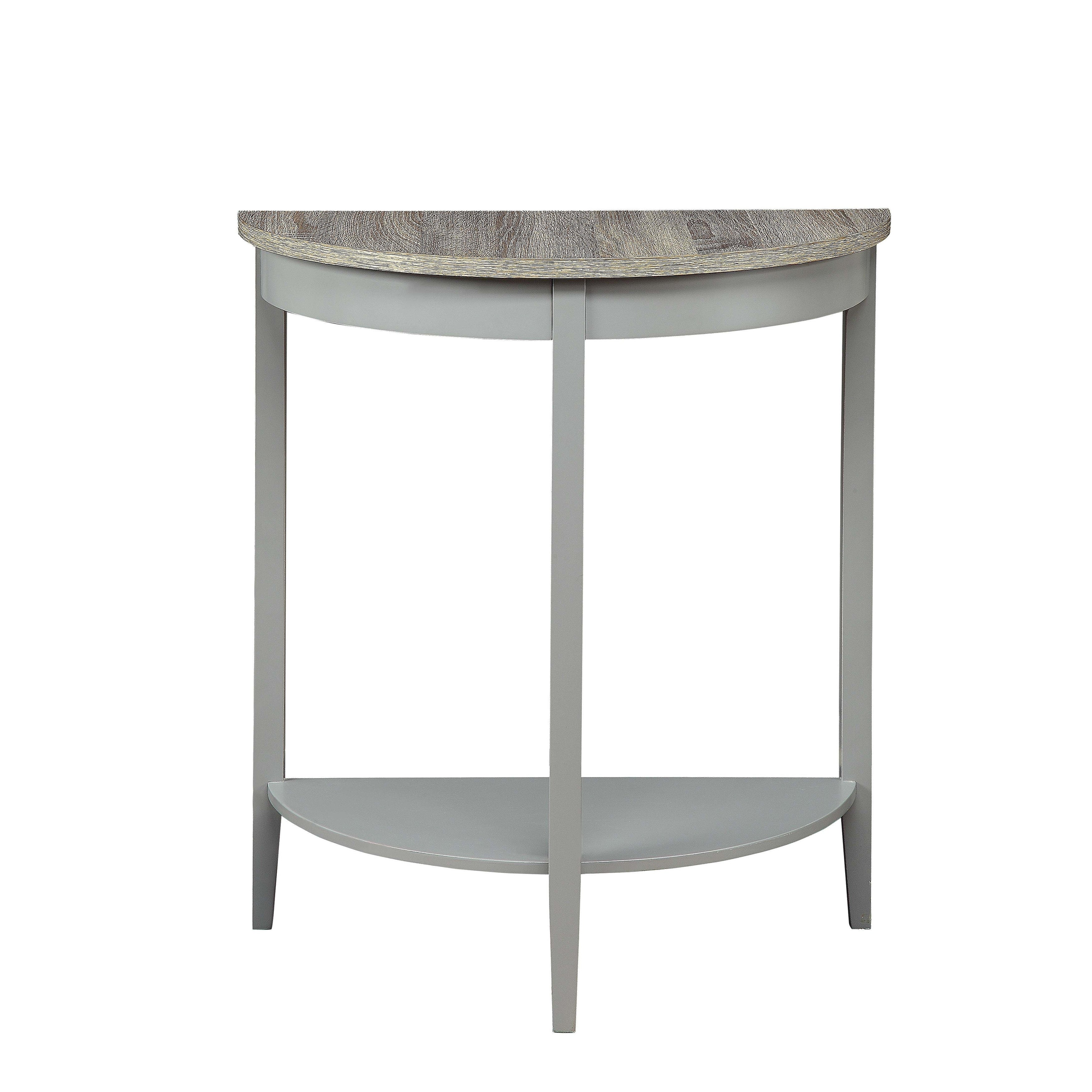 Half Moon Console Table,Foyer Sofa Table - 28