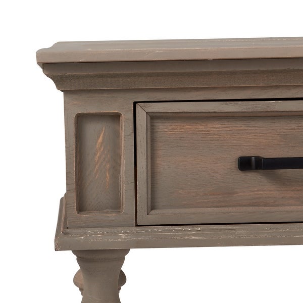 Finch Cassatt 2 Drawer Console Table, Gray