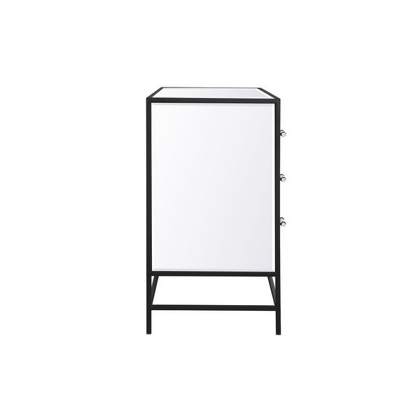 Modern Mirrored End Table