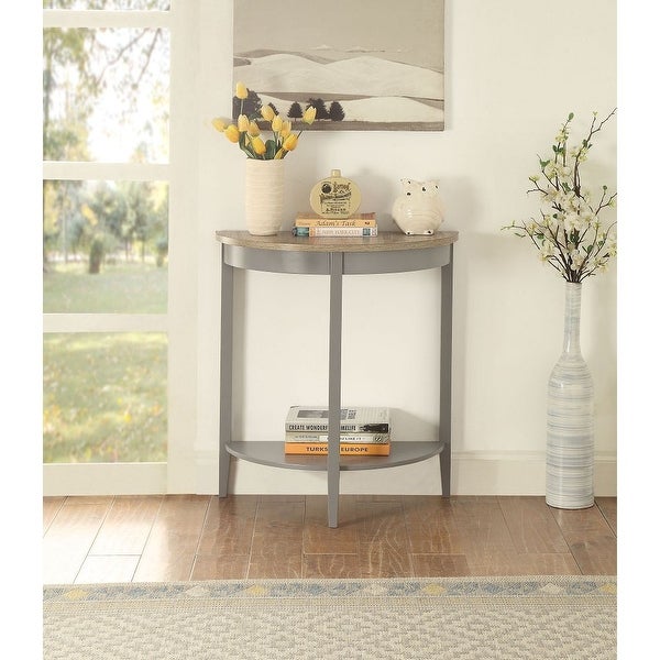 Half Moon Console Table, Entryway Table with Entryway, Hallway, Living Room, Foyer, Office