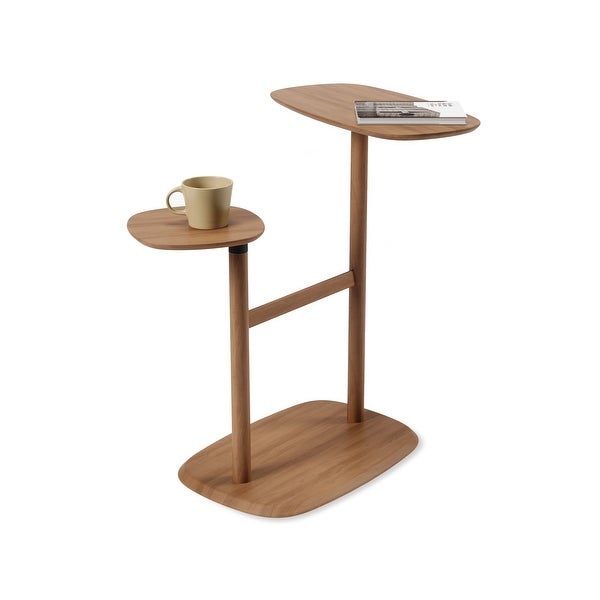 Umbra Swivo Side Table, Natural Wood
