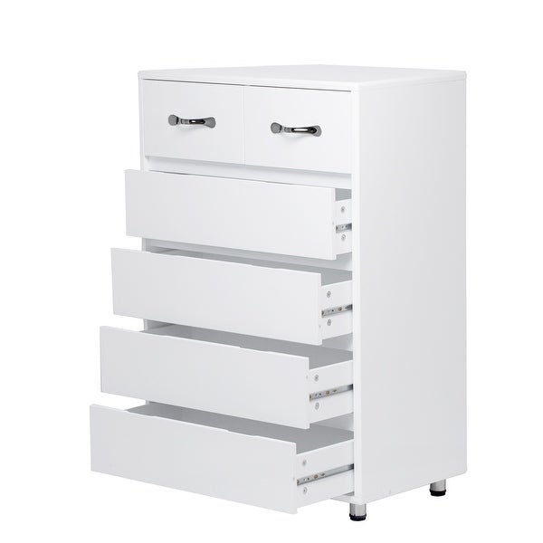 Six drawer Side Table-Grey,3 Times Painting Process,Simple design