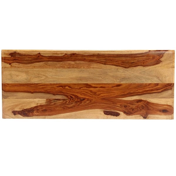 Exquisite Style Console Table Solid Sheesham Wood - 39.4