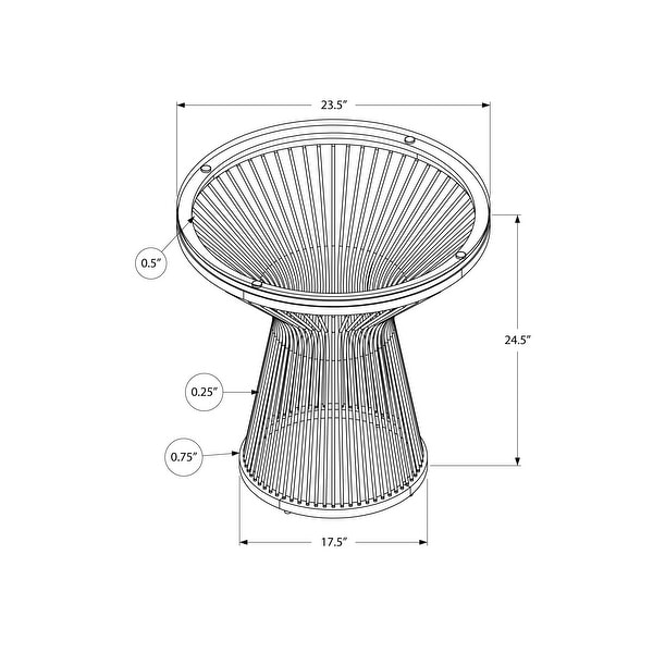 Accent Table, Side, End, Nightstand, Lamp, Living Room, Bedroom, Metal, Tempered Glass, Clear, Transitional