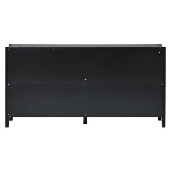 Accent Storage Cabinet Sideboard Wooden Cabinet with Metal Handles for Hallway, Entryway, Living Room, Bedroom