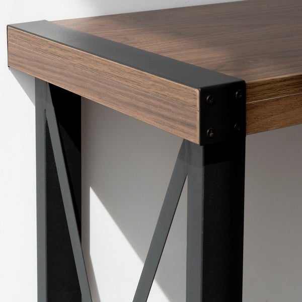 Console Table, Long Sofa Table with Shelf for Living Room and Entryway