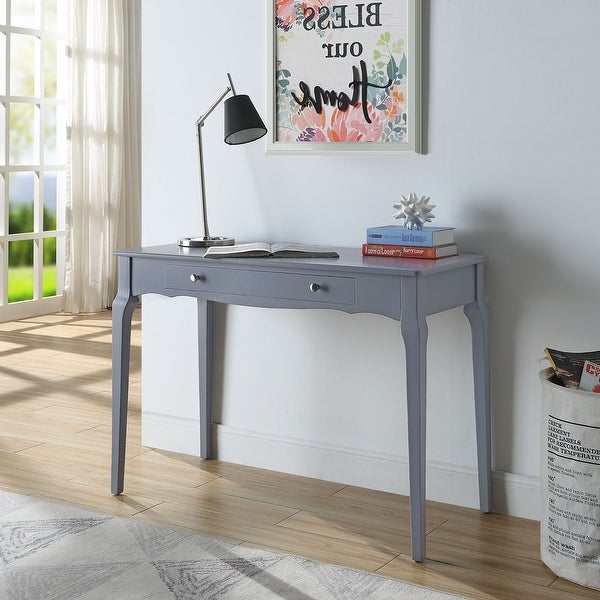 ACME Alsen Console Table in Gray Finish