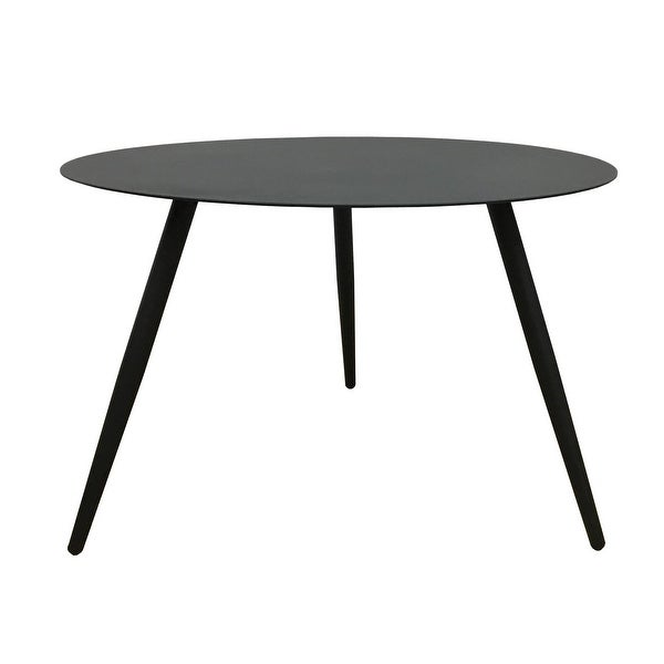 Ryker Metal Outdoor Nesting Side Tables, Black