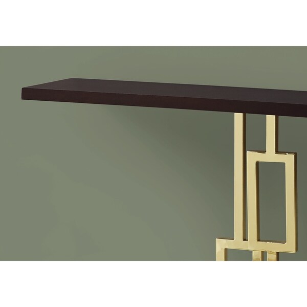 Accent Table, Console, Entryway, Narrow, Sofa, Living Room, Bedroom, Metal, Laminate, Glossy Chrome, Contemporary, Modern