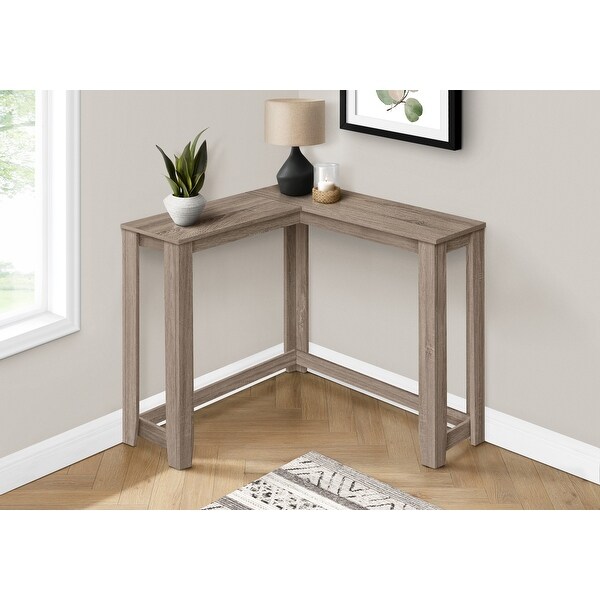 Accent Table, Console, Entryway, Narrow, Corner, Living Room, Bedroom, Laminate, Contemporary, Modern - 35.5