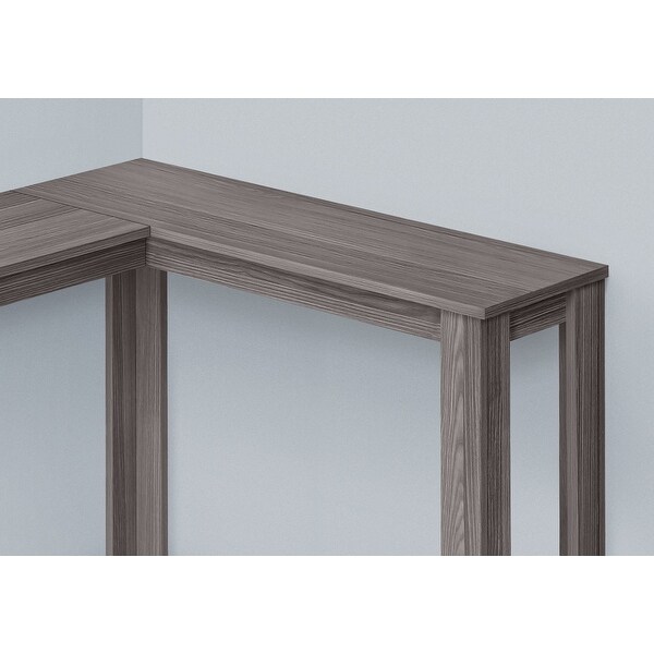 Accent Table, Console, Entryway, Narrow, Corner, Living Room, Bedroom, Laminate, Contemporary, Modern - 35.5