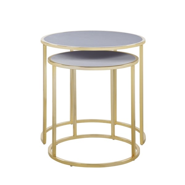 Chic Home Olivia Nightstand Side Table 2 Piece Set