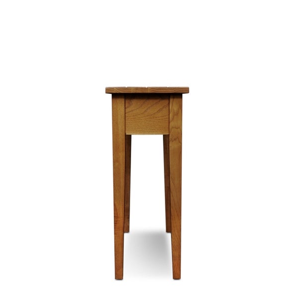 Leick Home 9010 One Drawer Bin Pull Narrow Side Table, Candleglow
