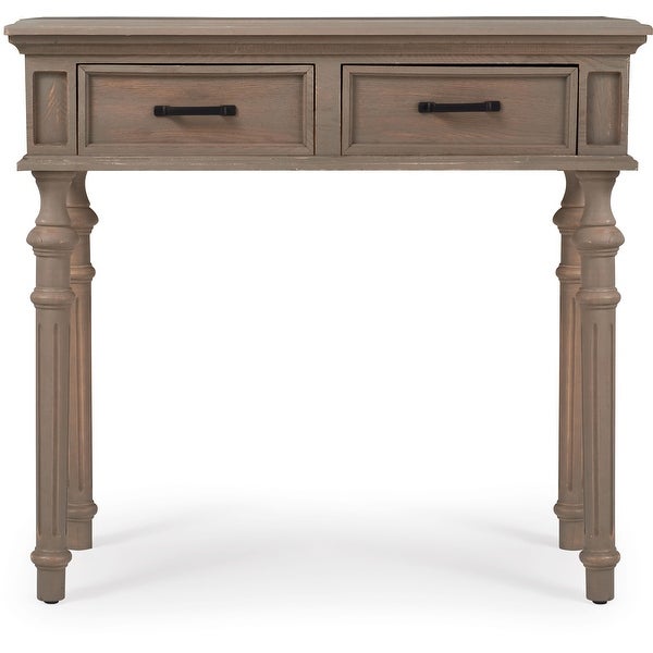 Finch Cassatt 2 Drawer Console Table, Gray