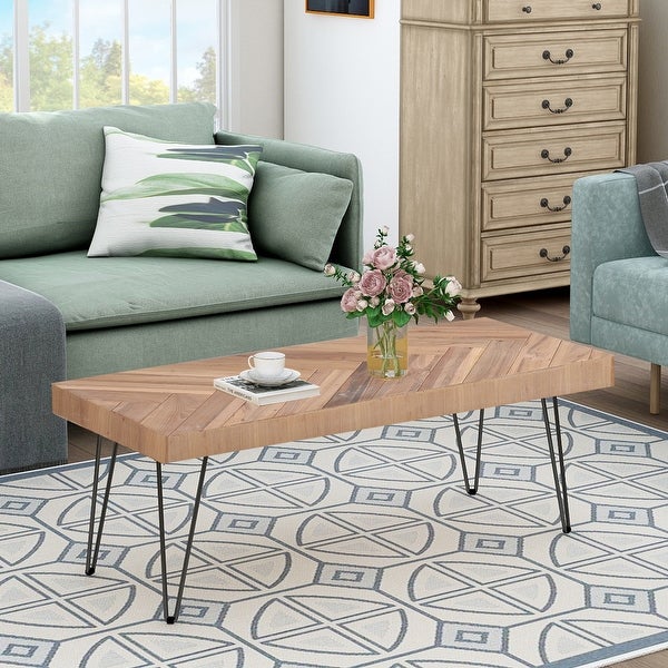 Modern Coffee Table, Easy Assembly Tea Table Cocktail Table for Entryway, Living Room and Kitchen