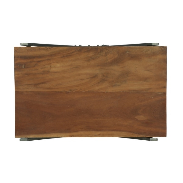 Oxbow Modern Industrial Handcrafted Wood Side Table by Christopher Knight Home - 26.00