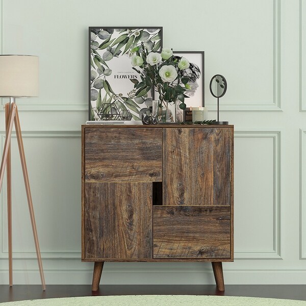 Sideboard,Console Table with Four Storage Spaces, Restaurant Sideboard