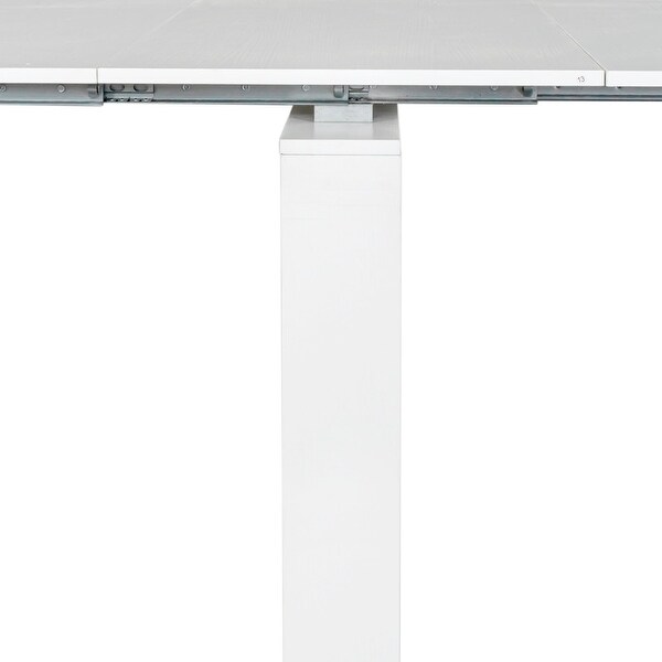 Extendable Console Table Extending Sofa Table w/Spacious Tabletop for Living Room, Multifunctional Extra Long Dining Table