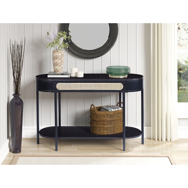 Sofa Table, Black Finish