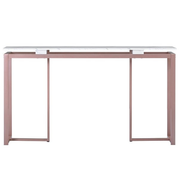 Console Table, Extra Long Entryway Table with Metal Frame|Pi