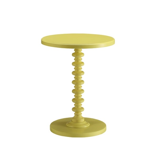 Vintage Style Wooden Round Side Table, End Table