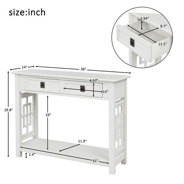 Modern control table with drawers for living room entrance corridor Entrance corridor office
