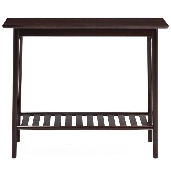 Connexion Decor Sauburn Console Table, Dark Walnut