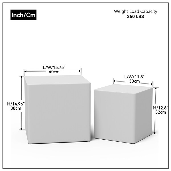 MDF Coffee Table, Side Table Set of 2